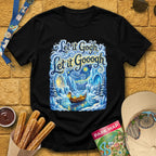 Let It Gogh [Artsy2] T-Shirt for Theme Park Fans (Black)