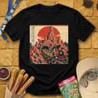 Mine Train [Japanese] T-Shirt for Theme Park Fans (Black)