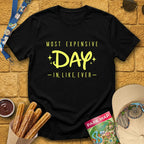 Most Expensive Day [Sleek] T-Shirt for Theme Park Fans (Black)