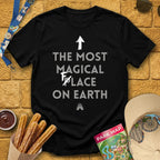 Most Magical Face [Sleek] T-Shirt for Theme Park Fans (Black)