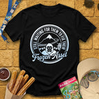 Yeti Frozen Asset [Badge] T-Shirt for Theme Park Fans (Black)