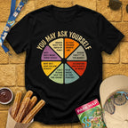 You May Ask [Distressed] T-Shirt for Theme Park Fans (Black)