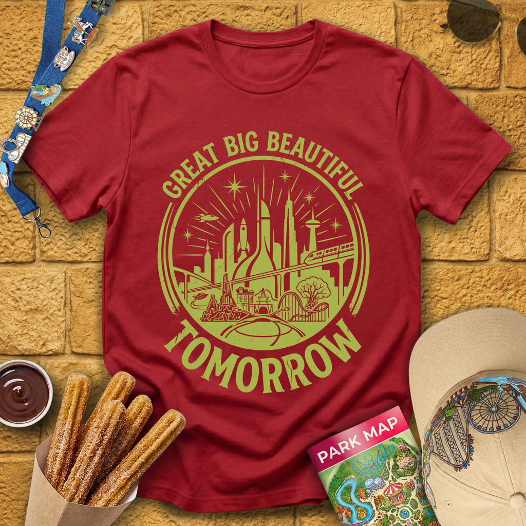 Big Beautiful Tomorrow [CircleRetroBrush] T-Shirt