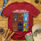 Poop In Themed Bathrooms [Comic] T-Shirt