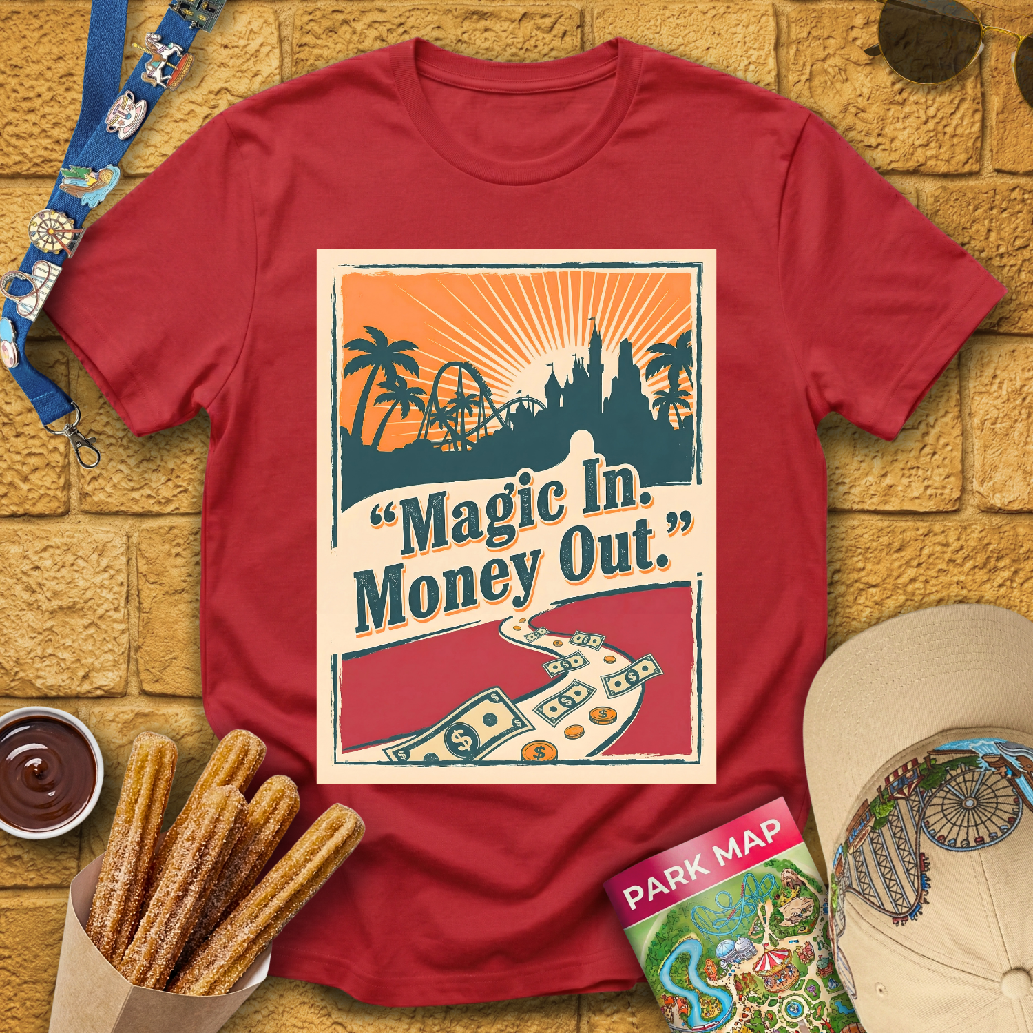 Magic In. Money Out. [80sPoster] T-Shirt
