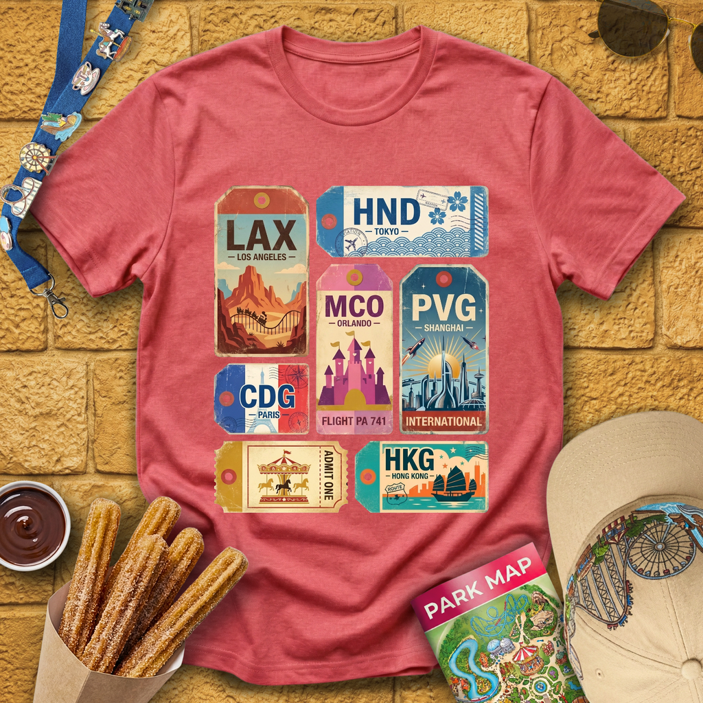 Luggage Tags [Retro] T-Shirt