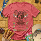 Aftermath Festival [Retro] T-Shirt for Theme Park Fans (Heather Red)