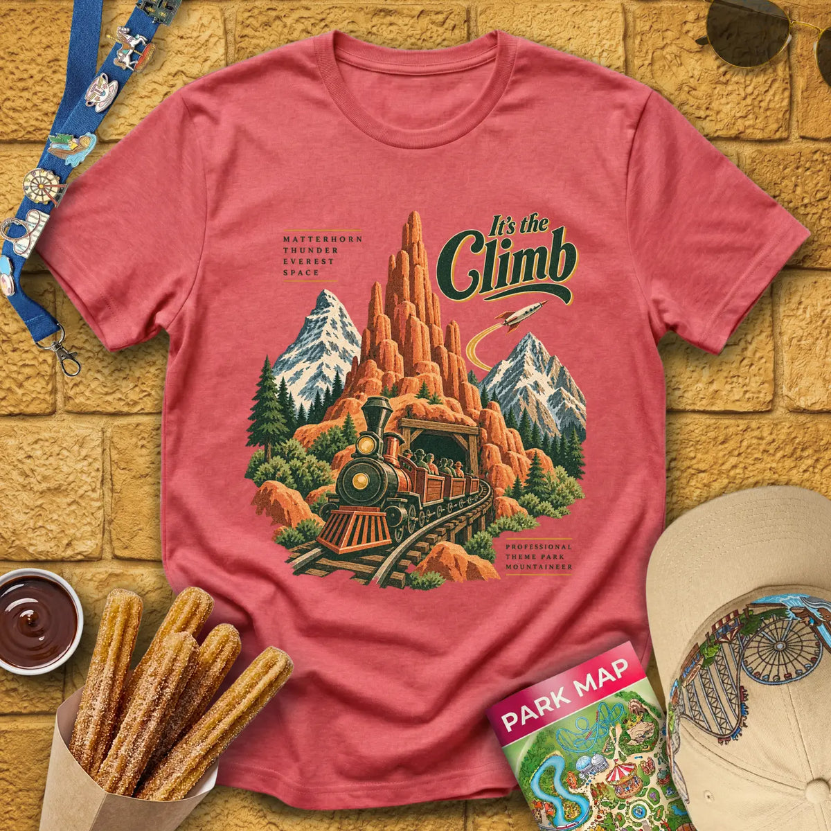 It's The Climb [VintPoster] T-Shirt