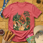 Never A Phase [VintPoster] T-Shirt for Theme Park Fans (Heather Red)