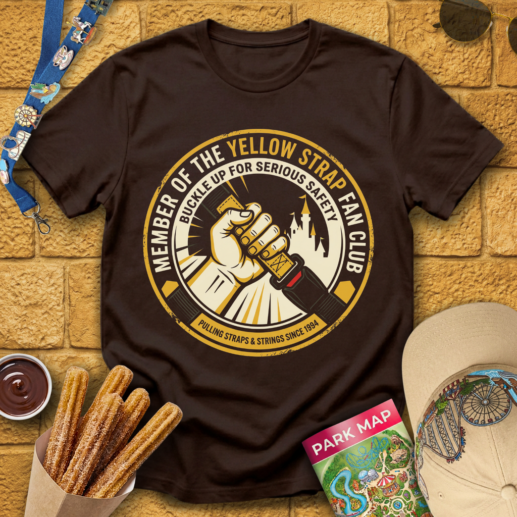 Yellow Strap Fan Club [VintageBadge] T-Shirt