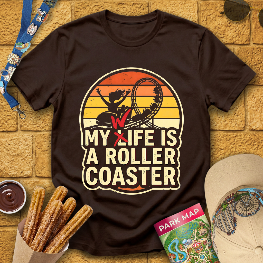 Wife Roller Coaster [70s] T-Shirt