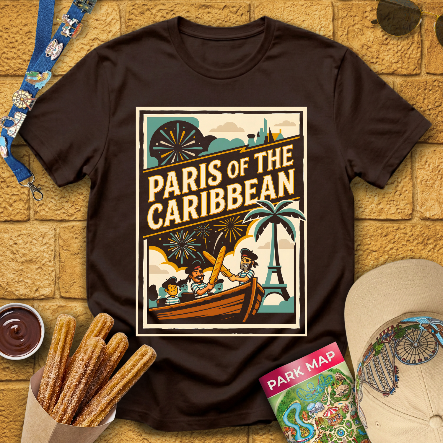Paris Of The Caribbean [40sPoster] T-Shirt