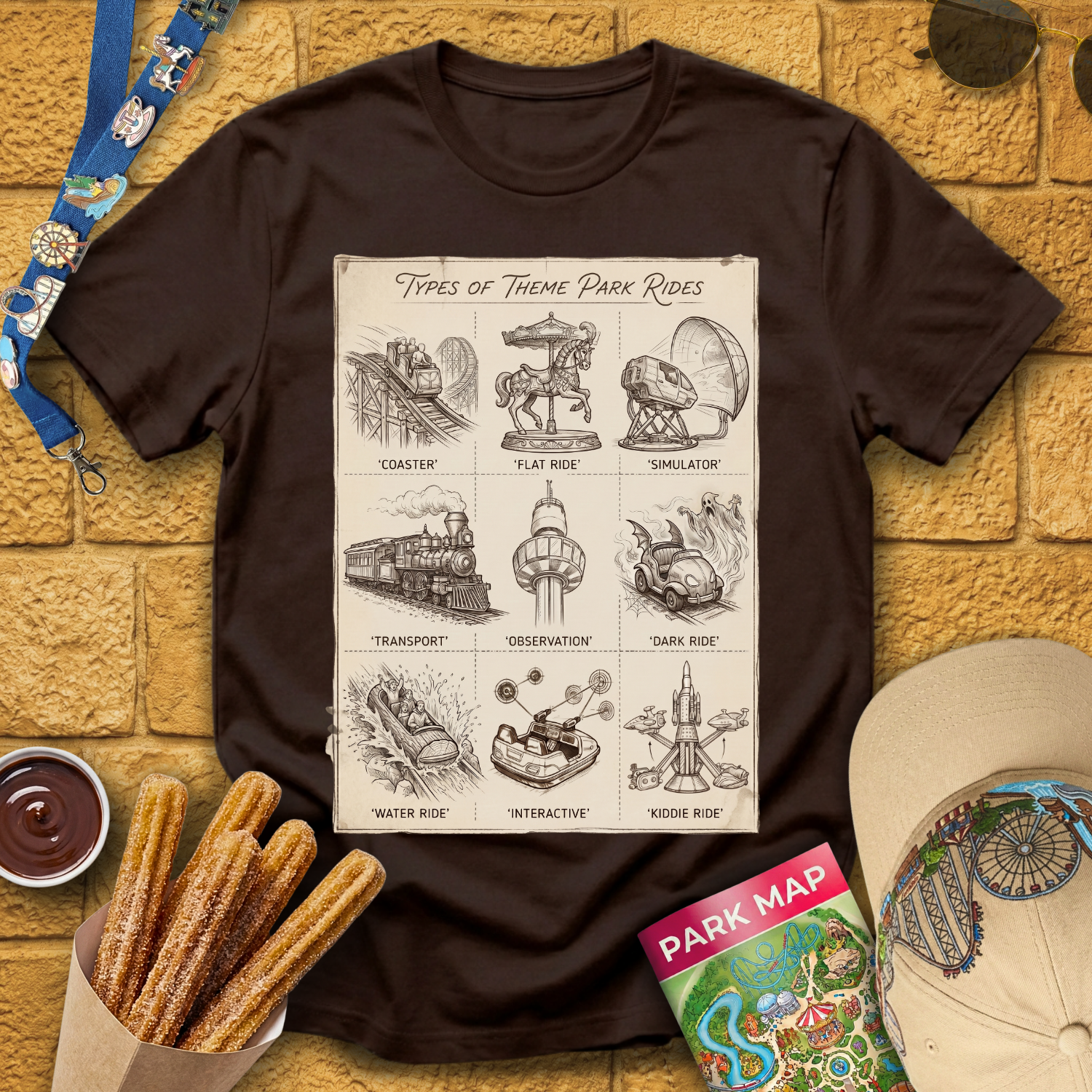 Types Of Rides [Vintage] T-Shirt