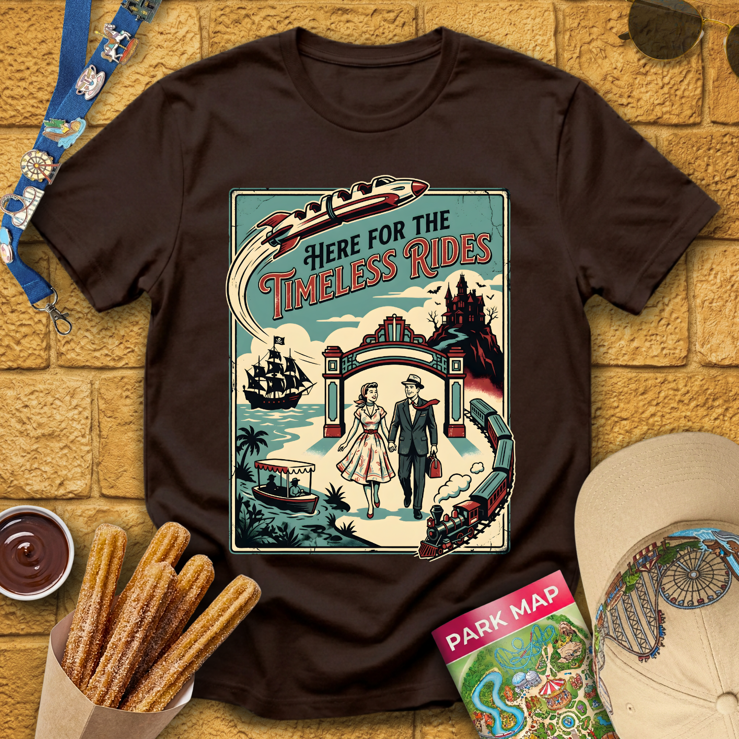 Timeless Rides [50sPoster] T-Shirt