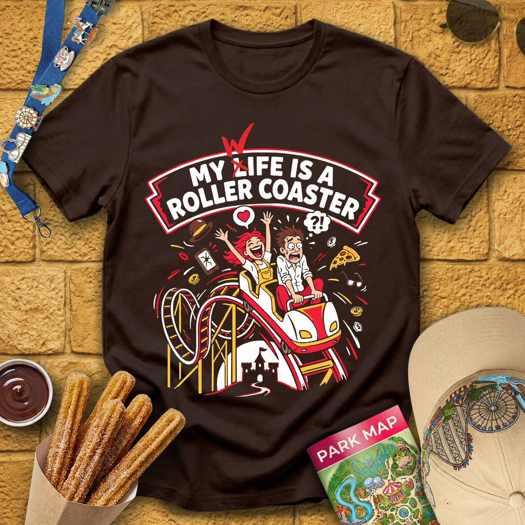Wife Roller Coaster [Comic] T-Shirt