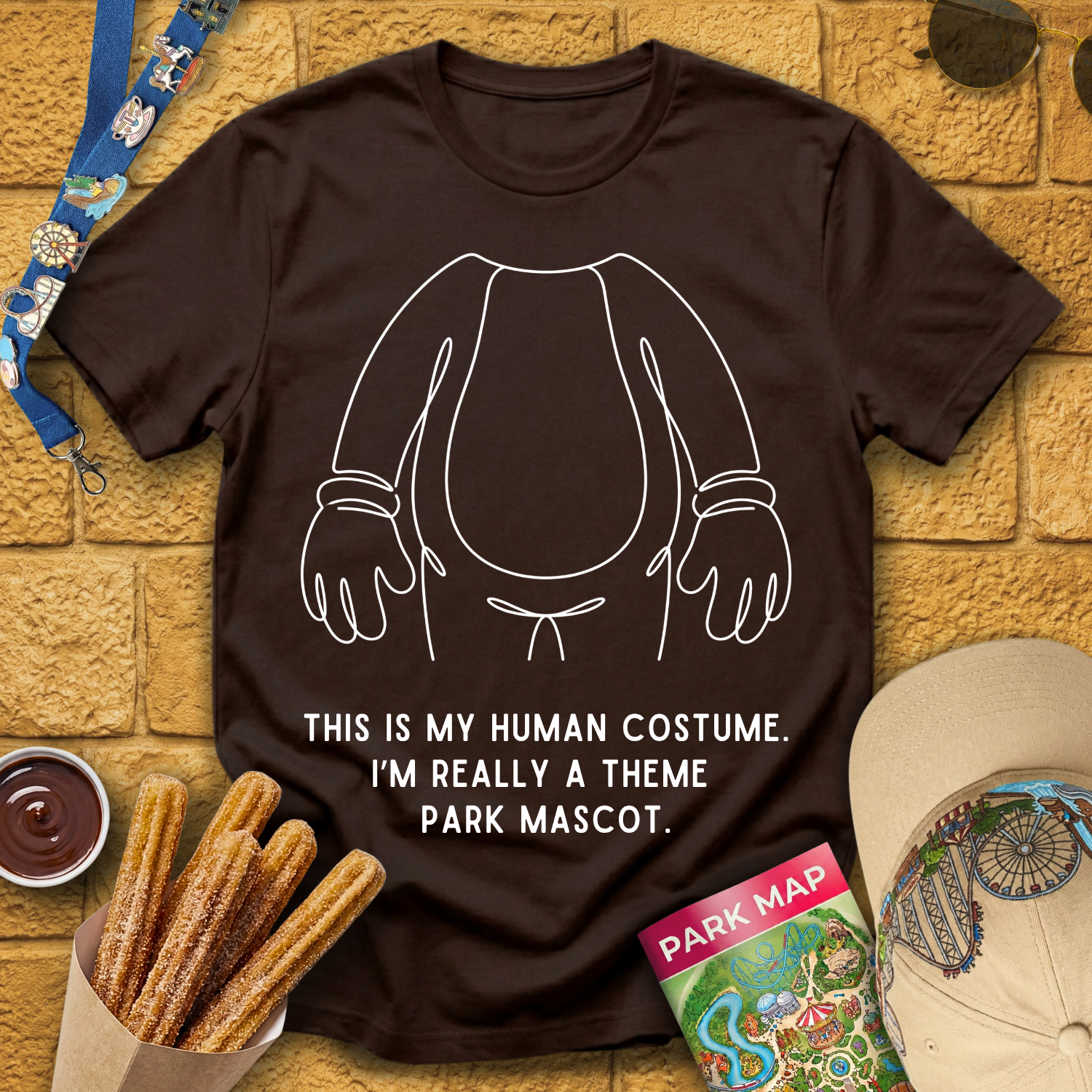 Theme Park Mascot [Sleek] T-Shirt