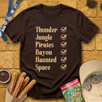 Rides Checklist [Distressed] T-Shirt