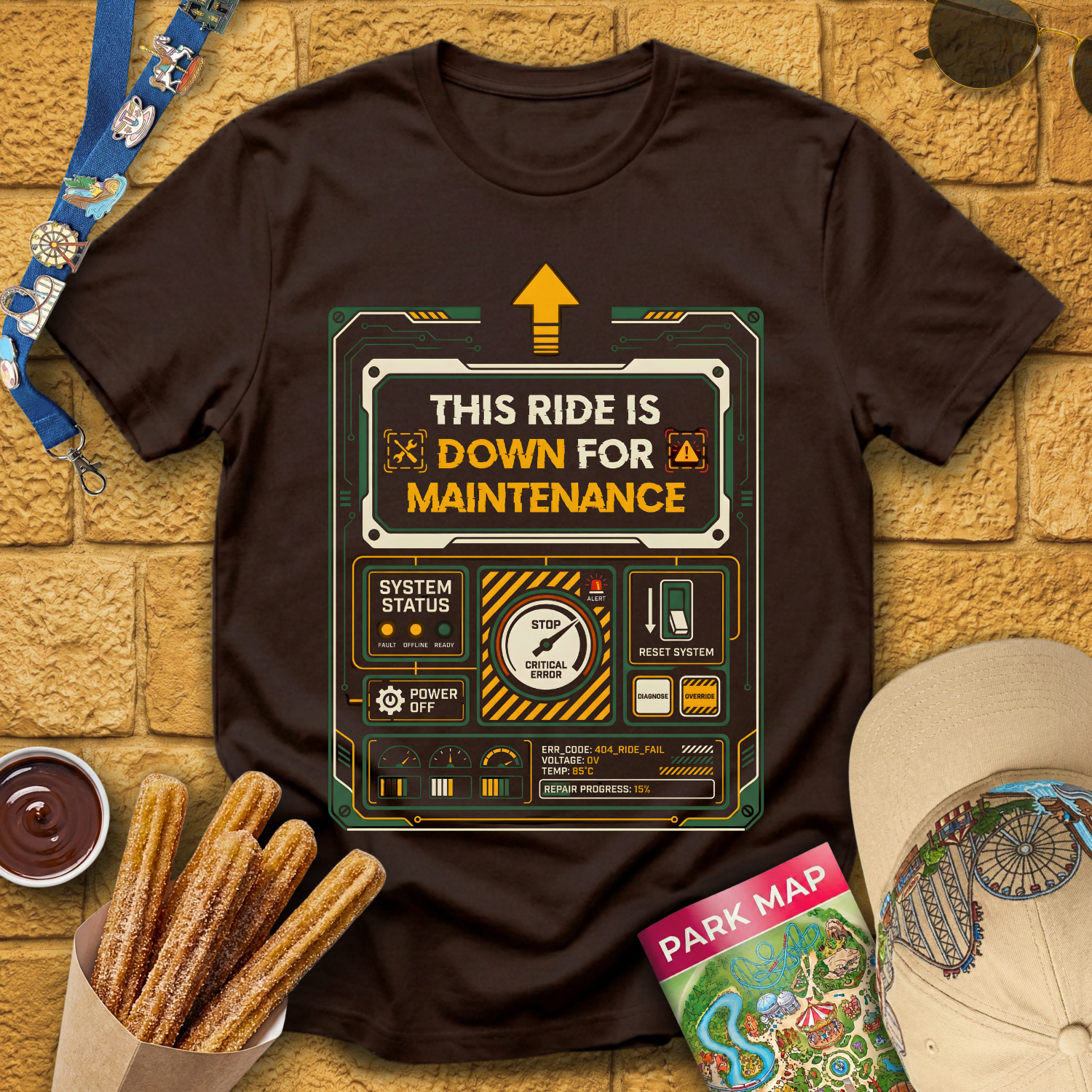 Ride Maintenance [Panel] T-Shirt