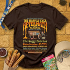 Aftermath Festival [70s] T-Shirt for Theme Park Fans (Dark Chocolate)