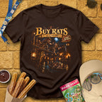 Buy Rats Caribbean [Cinematic2] T-Shirt for Theme Park Fans (Dark Chocolate)