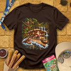 Santa Skipper [Cinematic] T-Shirt for Theme Park Fans (Dark Chocolate)