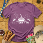 Life Behind Bars [Woodcut] T-Shirt