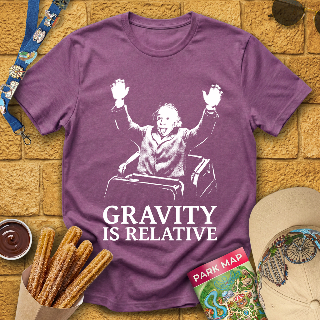 Gravity Is Relative [Stencil] T-Shirt