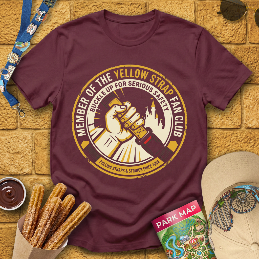 Yellow Strap Fan Club [VintageBadge] T-Shirt