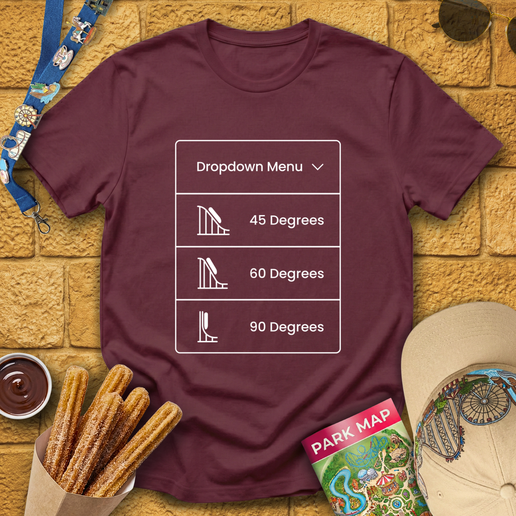 Dropdown Menu T-Shirt