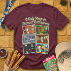 Poop In Themed Bathrooms [Postcard] T-Shirt