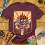 Magic Runs on Caffeine [70s] T-Shirt