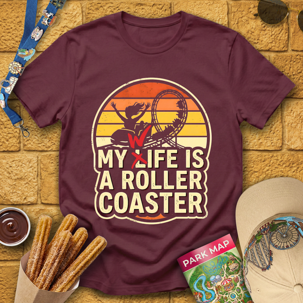 Wife Roller Coaster [70s] T-Shirt