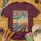 Lettuce Pray [Retro] T-Shirt