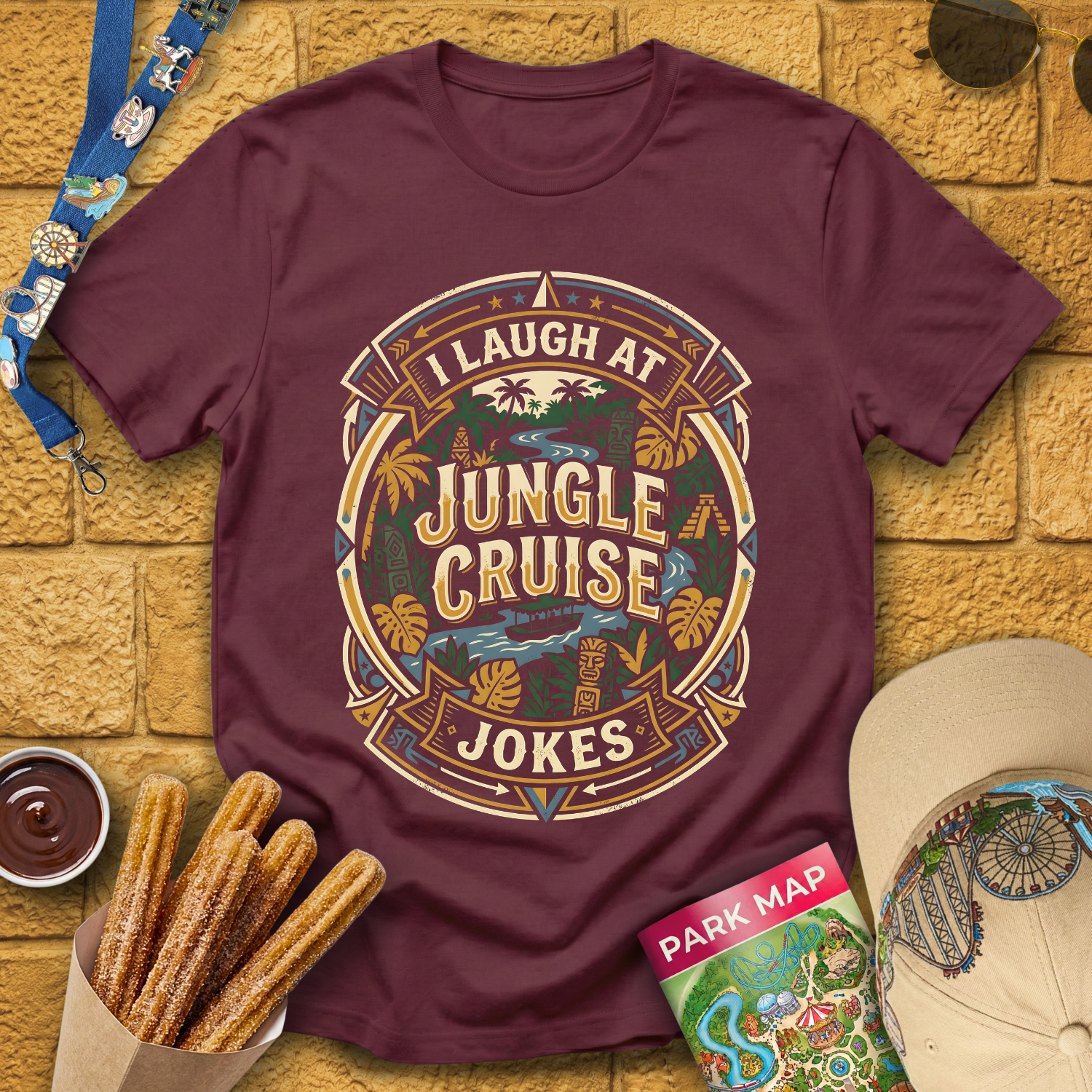 Jungle Cruise Jokes [TikiPop] T-Shirt