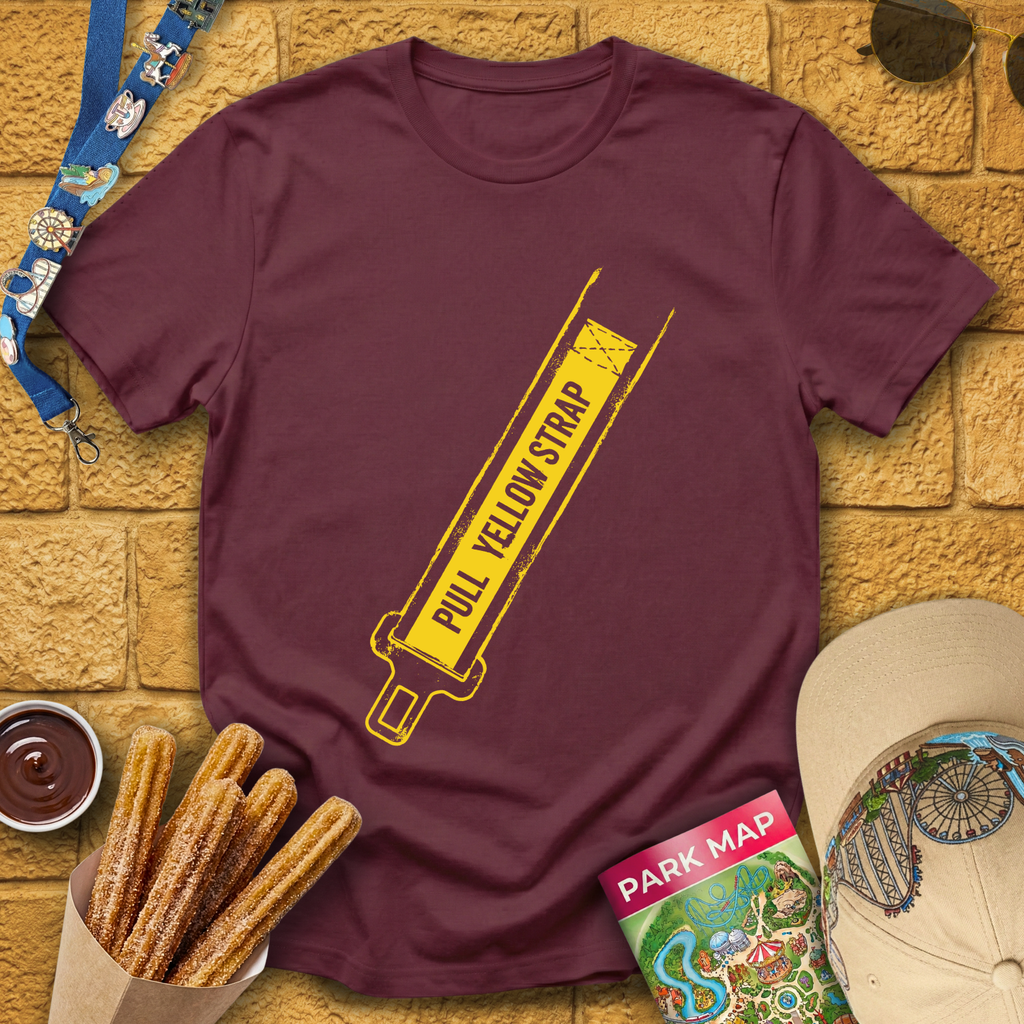 Pull Yellow Strap [Distressed] T-Shirt