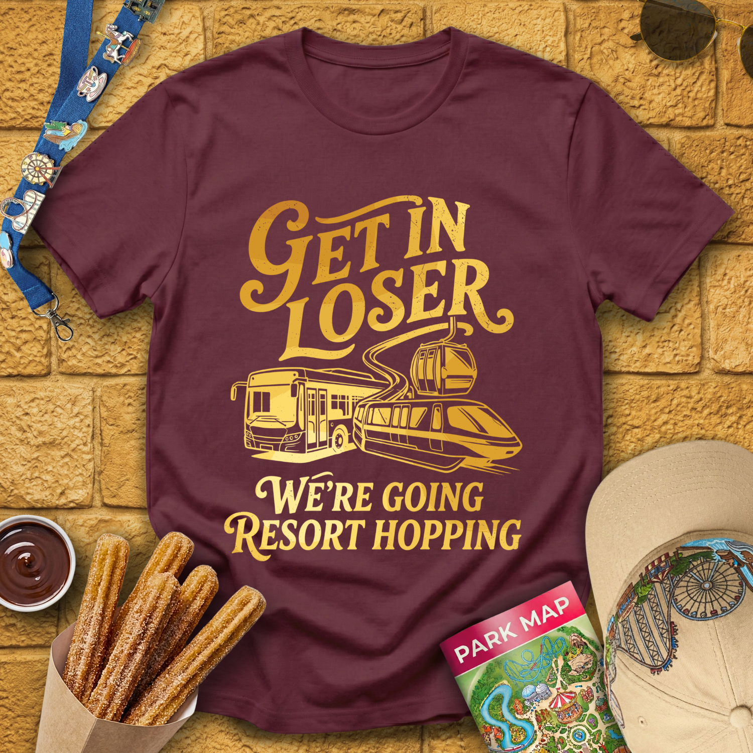 Get In Loser Hopping [Retro] T-Shirt