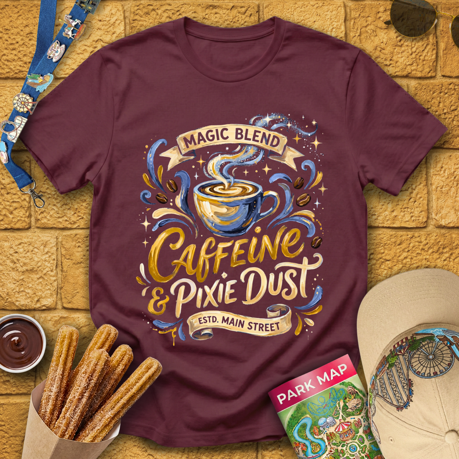 Caffeine & Pixie Dust [ArtBrush] T-Shirt