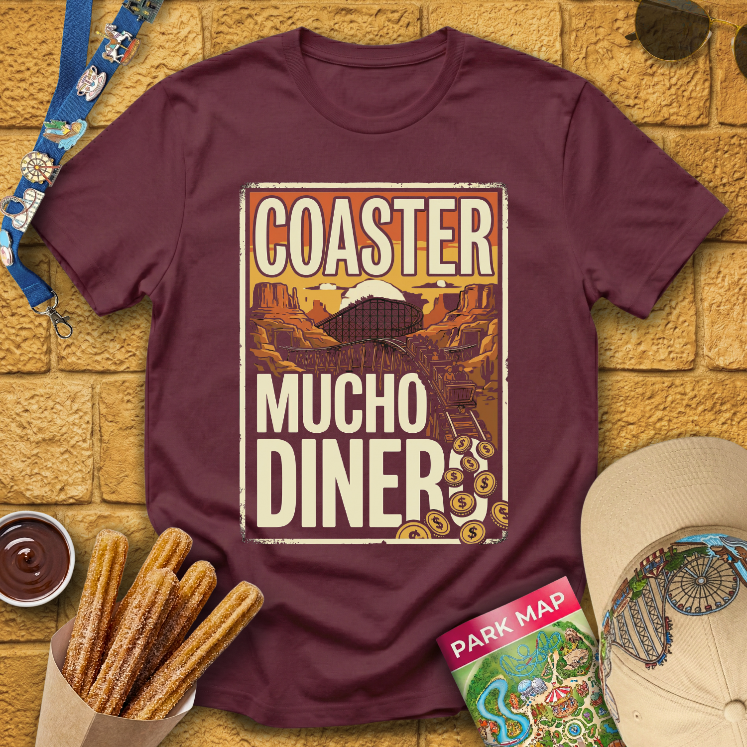Coaster Mucho Dinero 1 [Western] T-Shirt