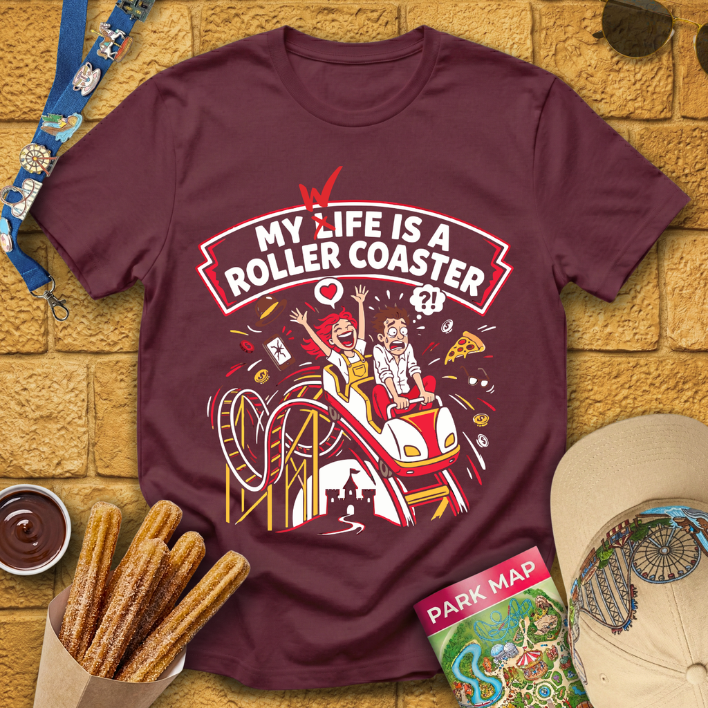 Wife Roller Coaster [Comic] T-Shirt