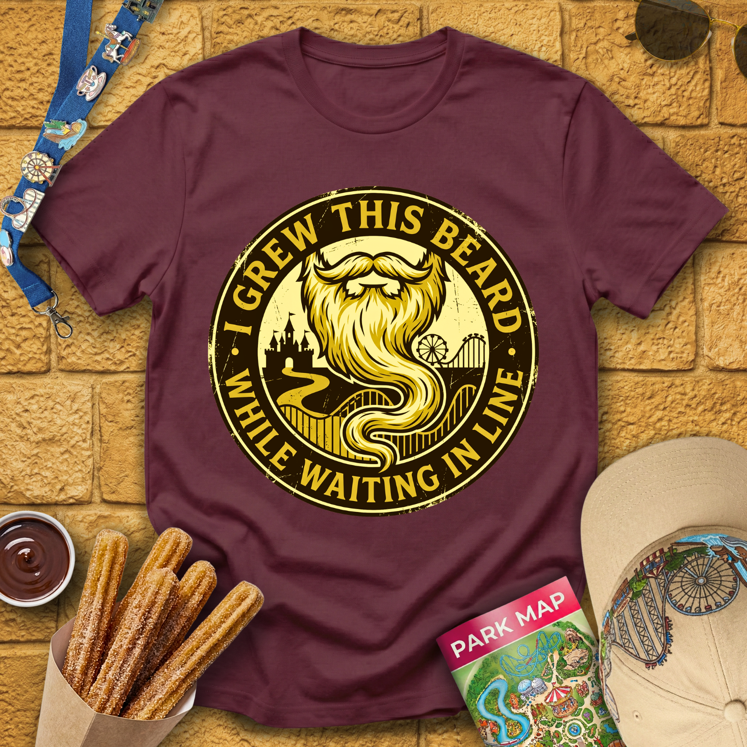 I Grew This Beard [Badge] T-Shirt