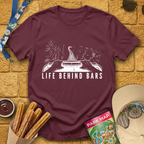 Life Behind Bars [Woodcut] T-Shirt