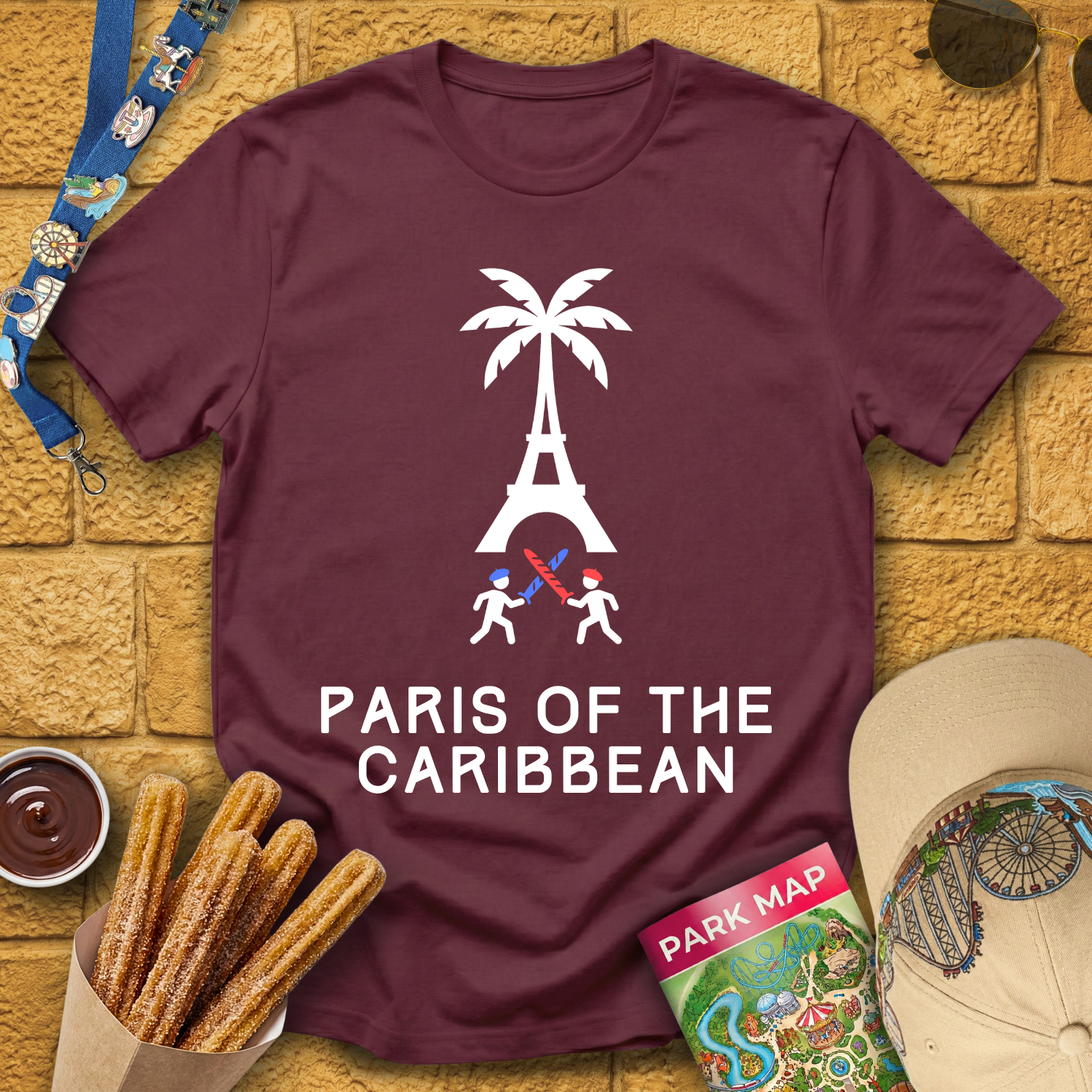 Paris Of The Caribbean [Sleek] T-Shirt