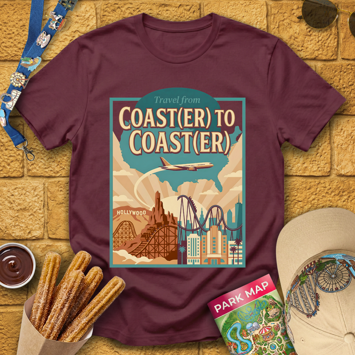 Coast(er) to Coast(er) [ElitePoster] T-Shirt