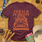 Feral&Fearless [Woodcut] T-Shirt