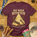 Big Whip Mountain [Western] T-Shirt for Theme Park Fans (Maroon)