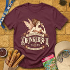 Drinkerbell Tavern [Nouveau] T-Shirt for Theme Park Fans (Maroon)