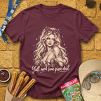 Pixie Dust Doll [MonoGlam] T-Shirt for Theme Park Fans (Maroon)