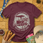 Pixie Dust Snack Tour [Grunge] T-Shirt for Theme Park Fans (Maroon)