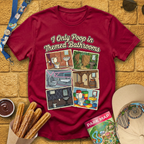Poop In Themed Bathrooms [Postcard] T-Shirt