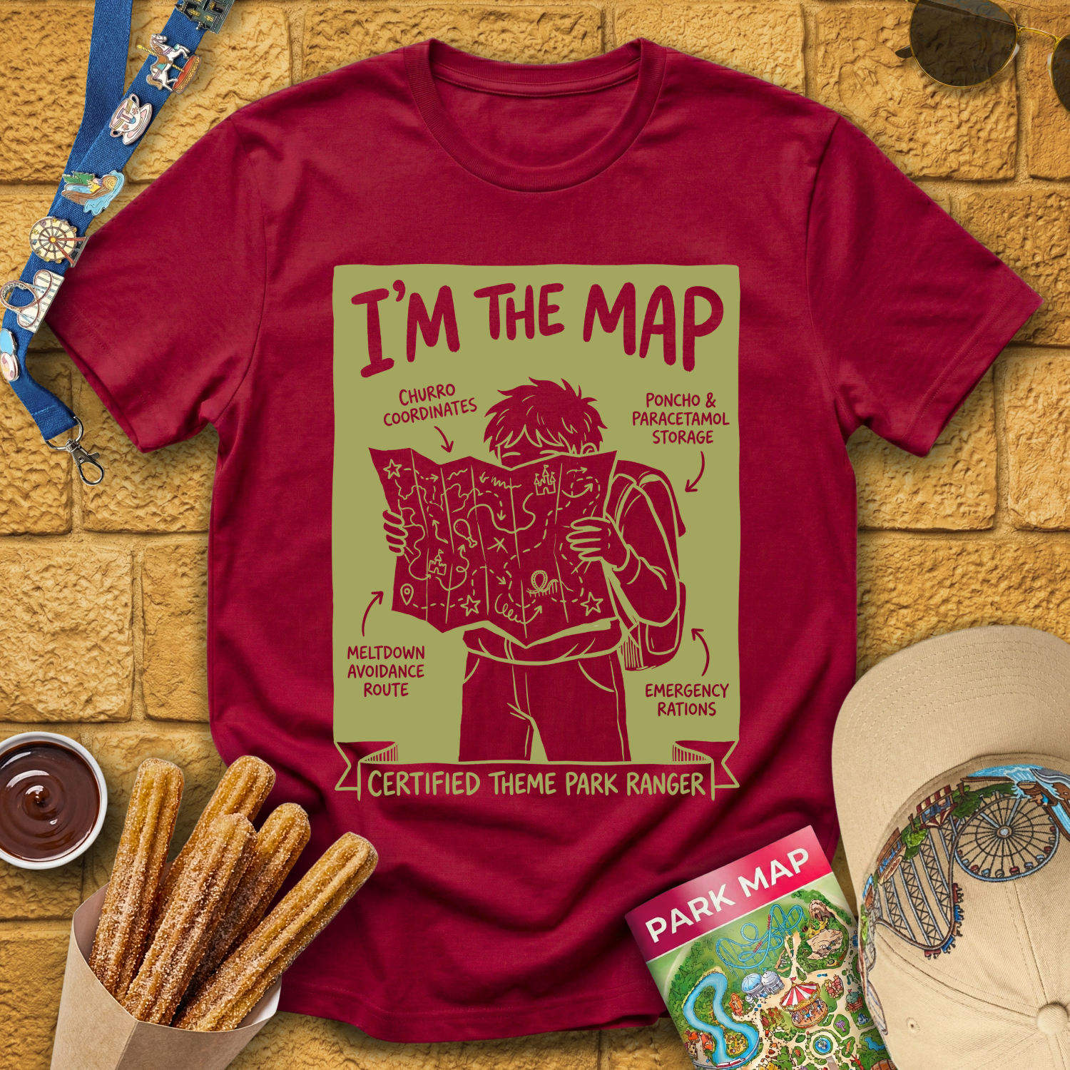 I'm The Map [BoldArt] T-Shirt